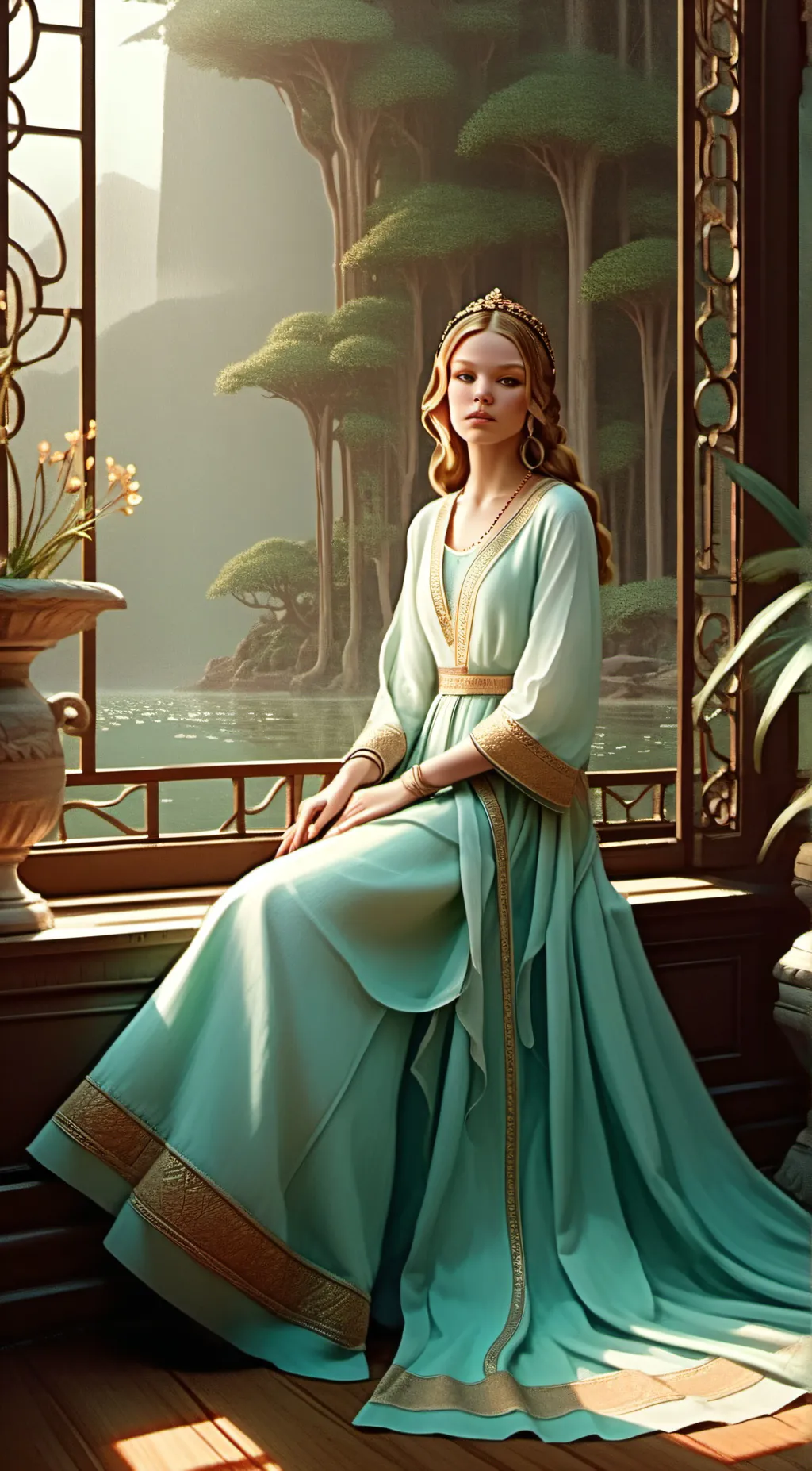 ai character: laney background