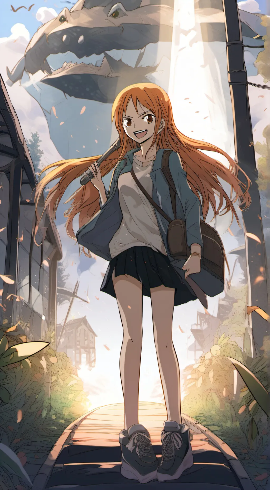 ai character: nami background