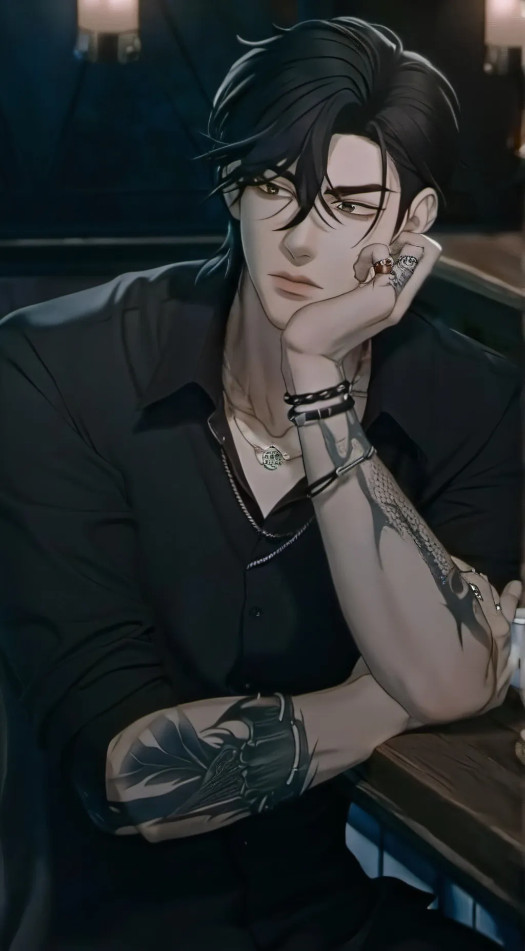 ai character: Blake background