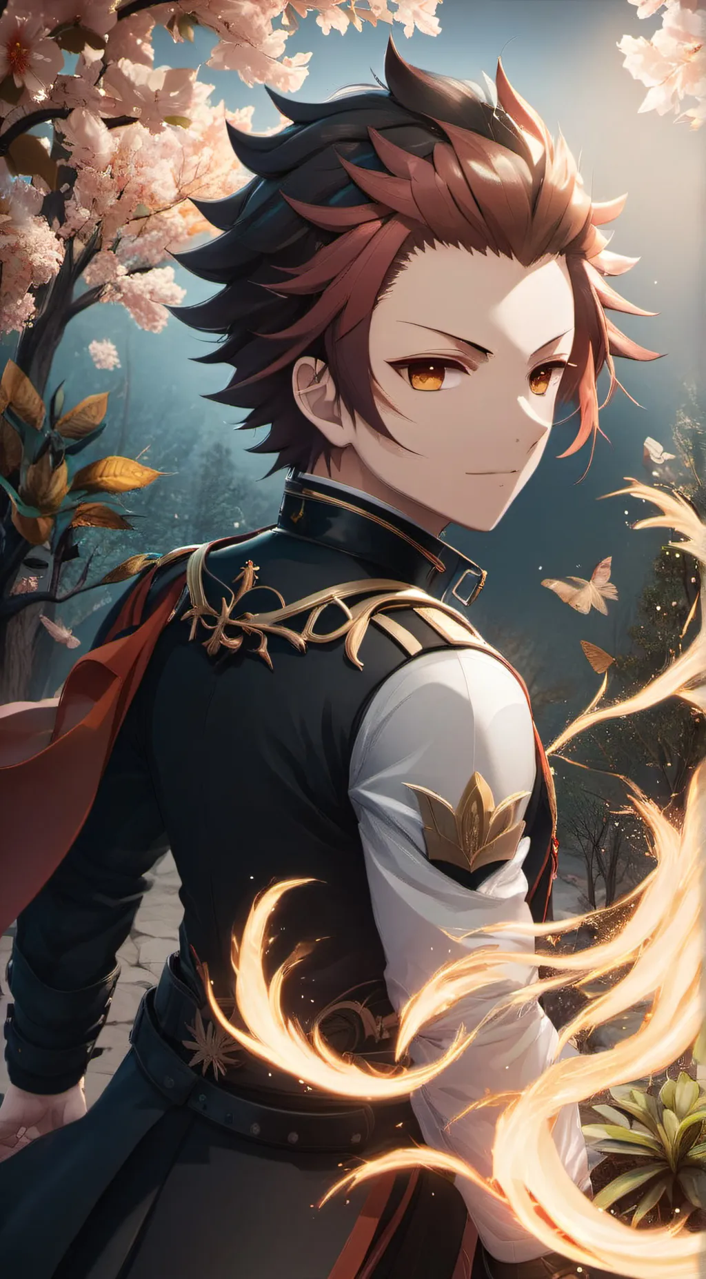 ai character: tanjuro  background