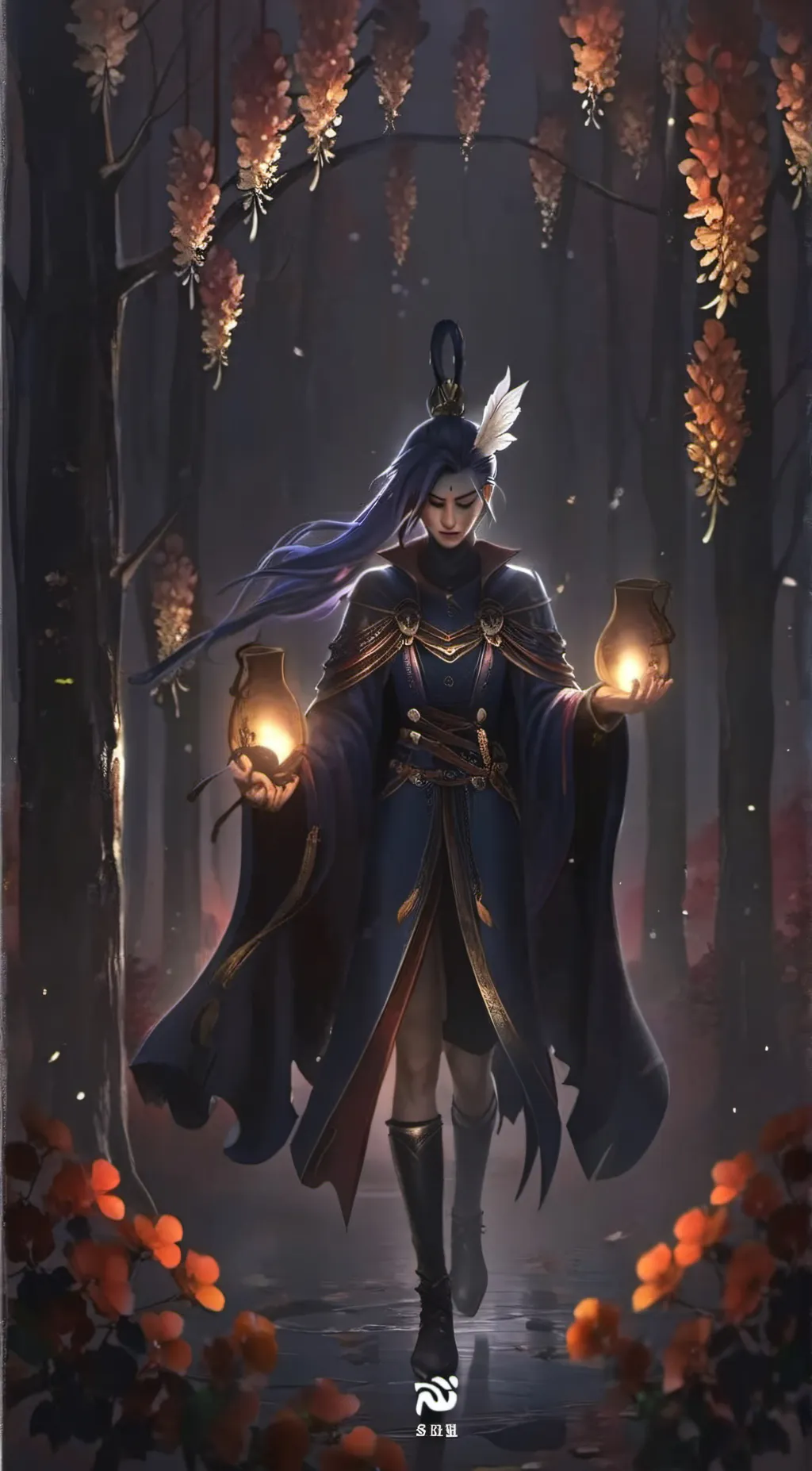 ai character: jinx(lol) background