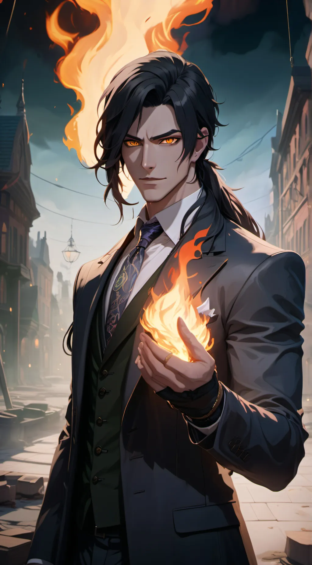 ai character: Apex background