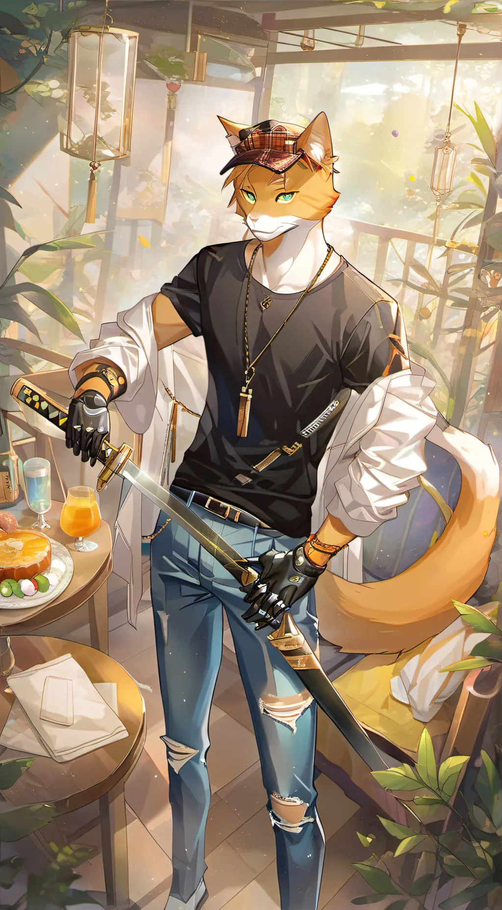 ai character: Quincy  background