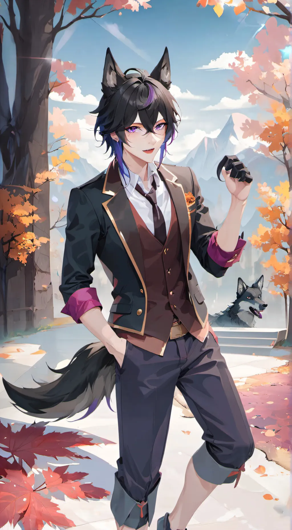 ai character: pat background