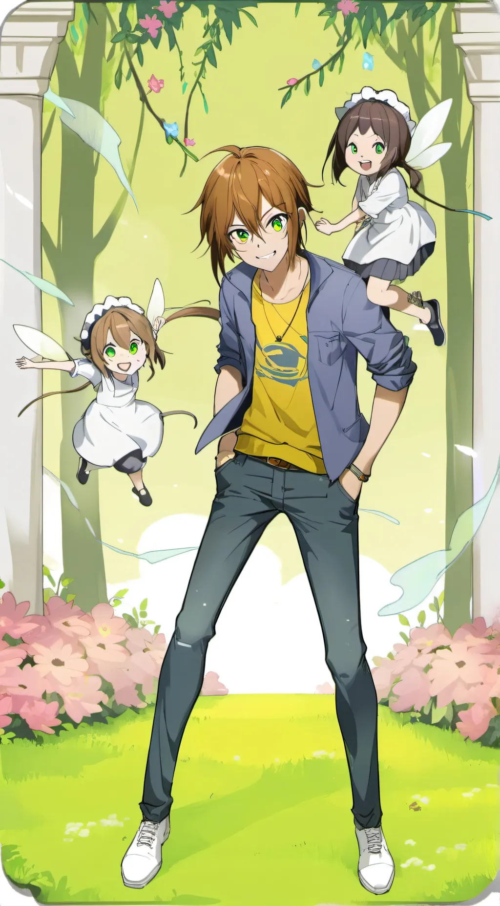 ai character: Sammy  background