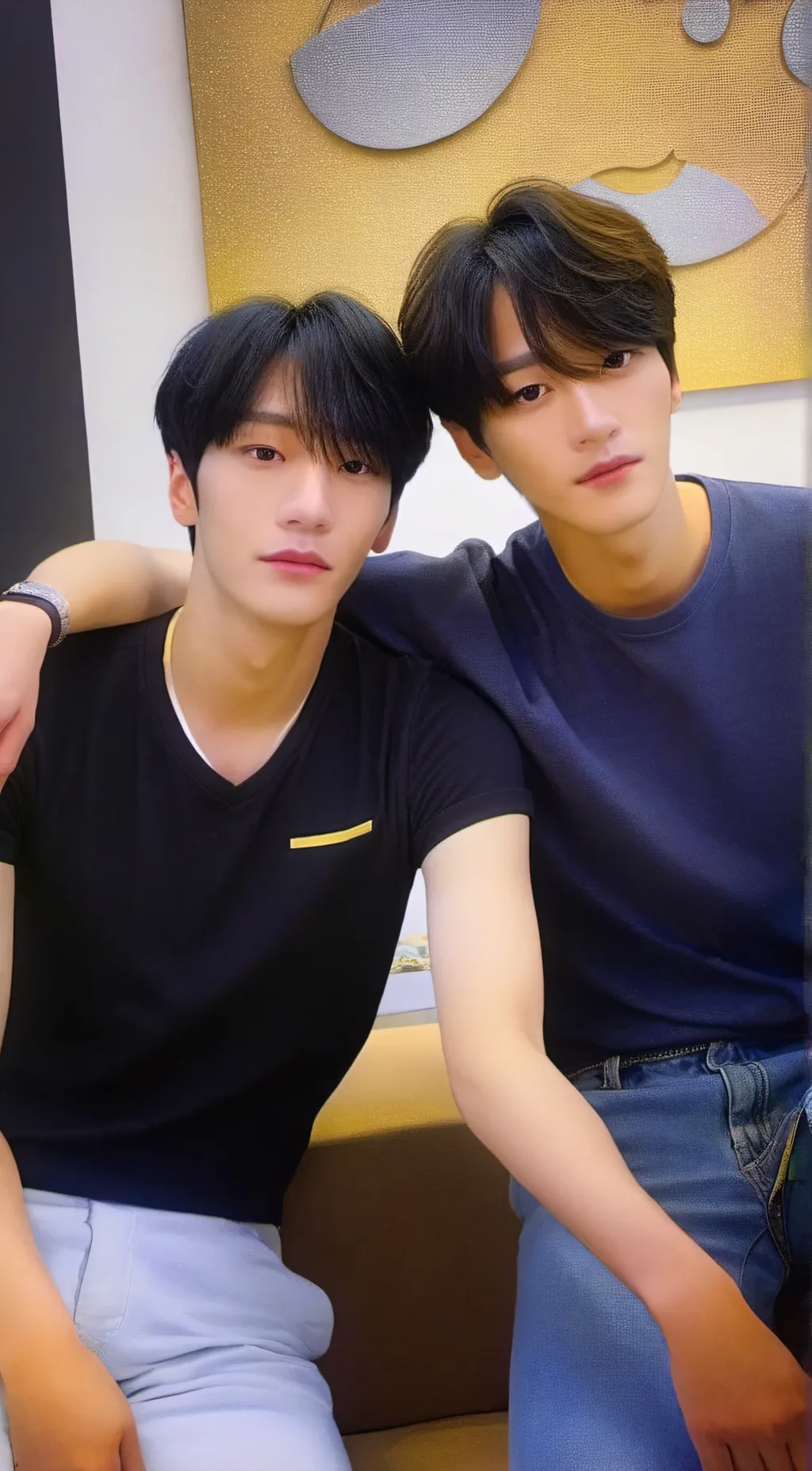 ai character: Lee know&seungmin background