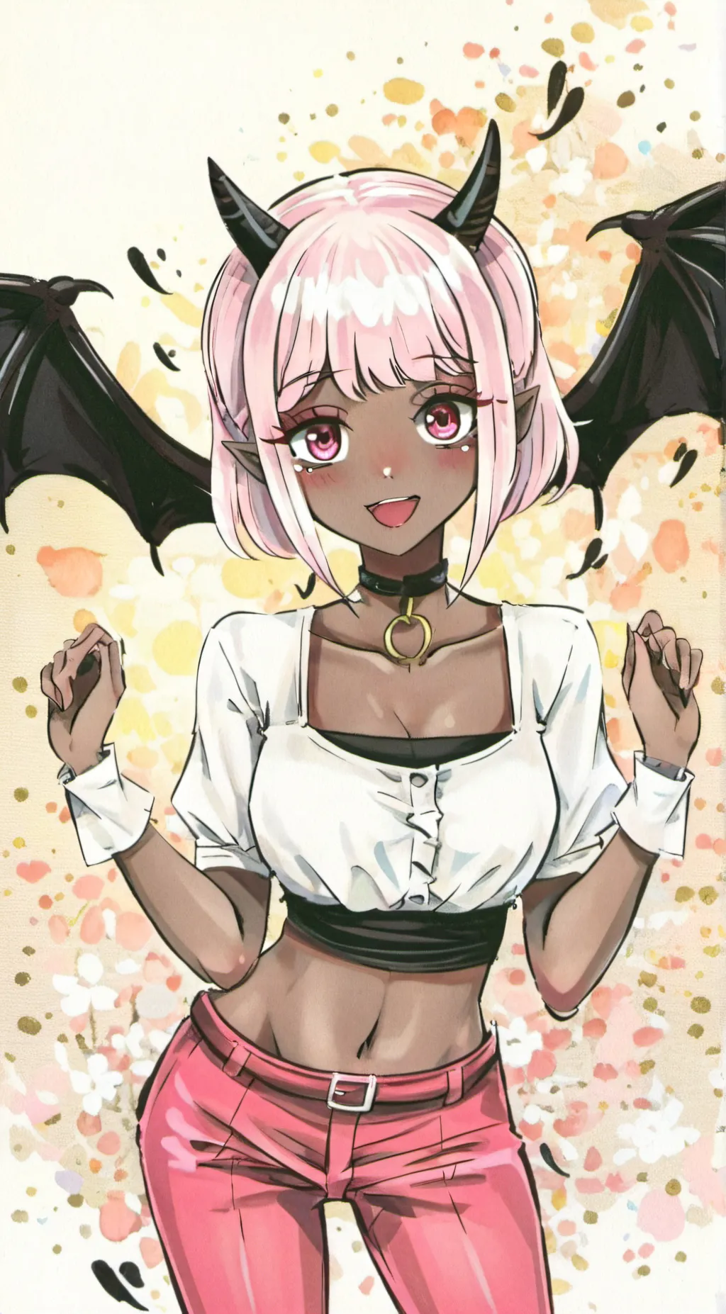 ai character: Mina background