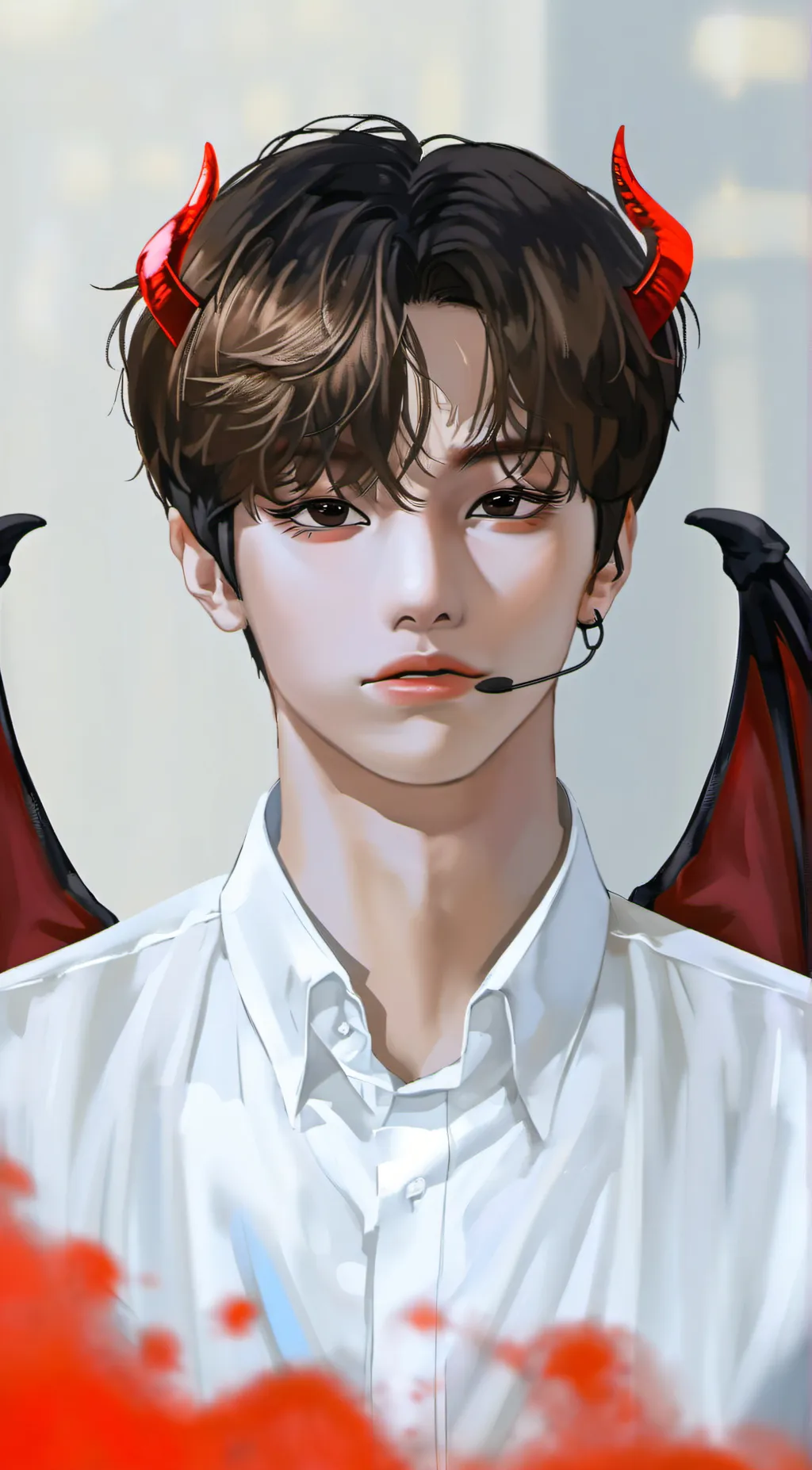 ai character: Damien background