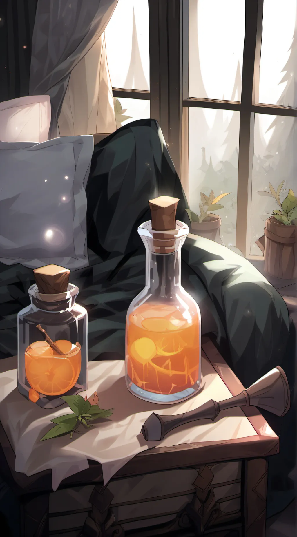 ai character: Triceratops potion background