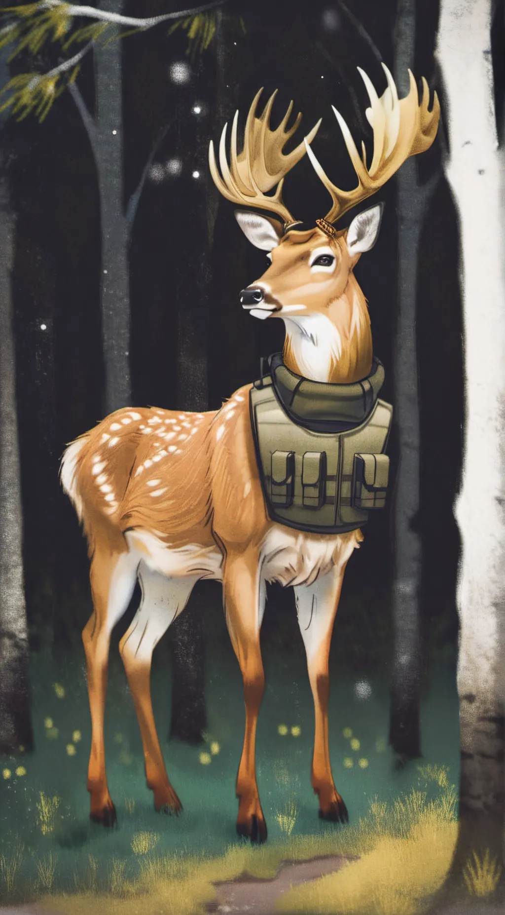 Talkie AI - Chat with A deer with a vest