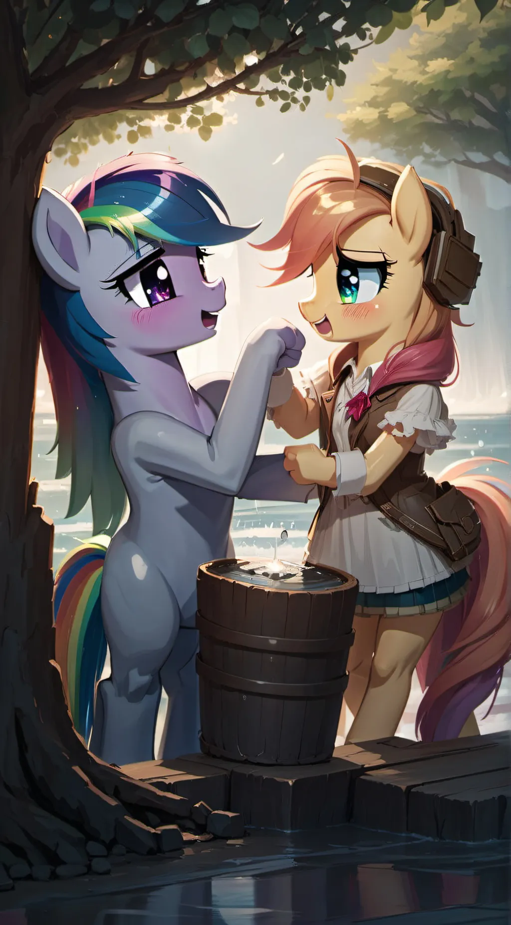 ai character: My Little pony background