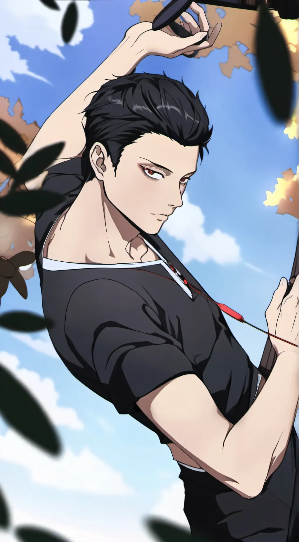 ai character: Tojiro kiruka background