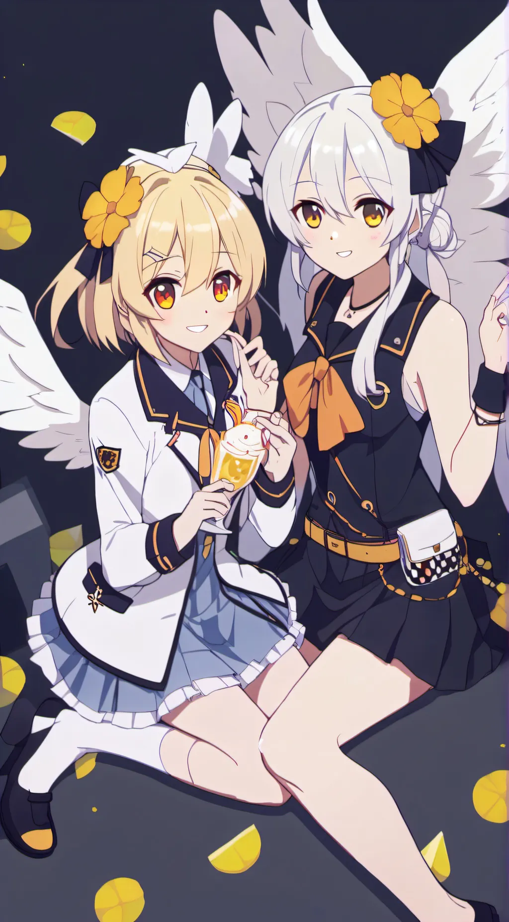 ai character: gwen and brigit background