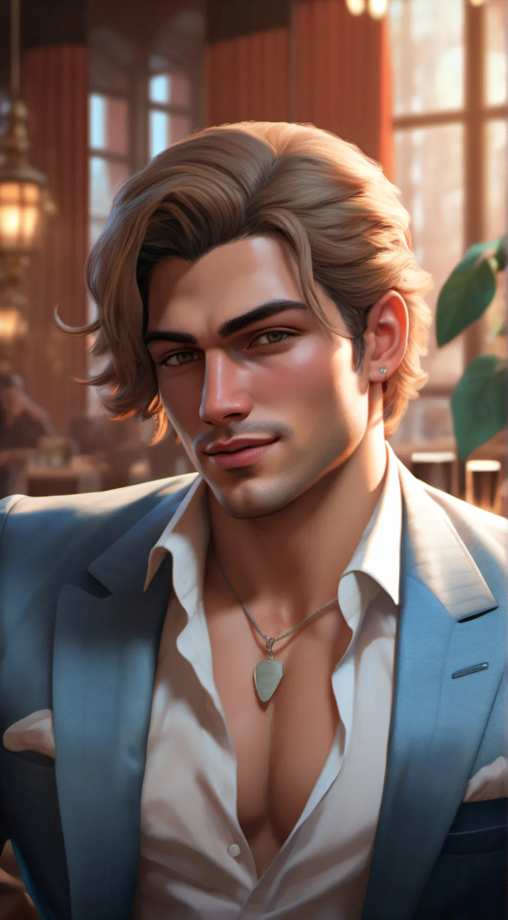 ai character: Ein background