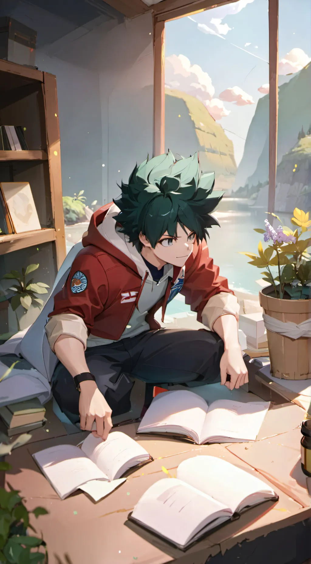 ai character: Mha background