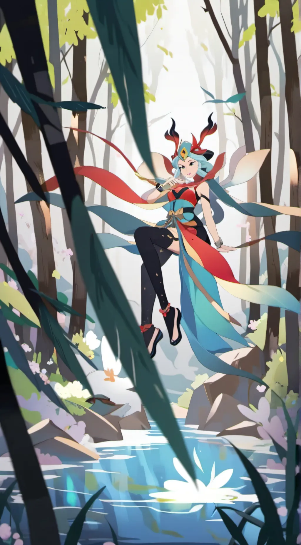 ai character: Lily background