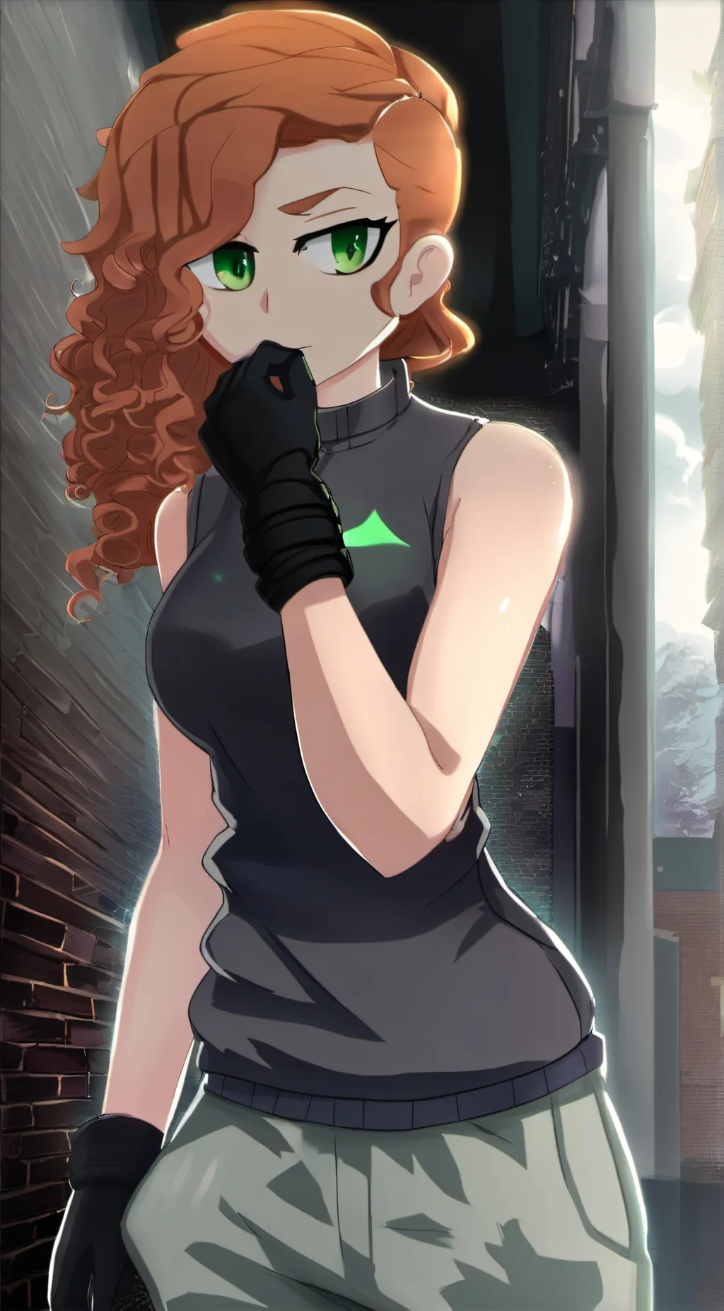 ai character: Krow (me irl-girl) background