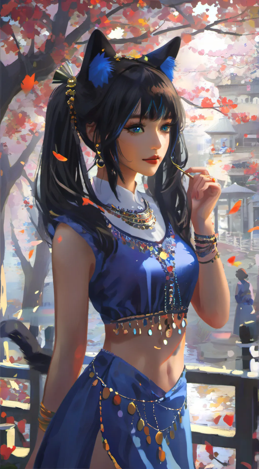 ai character: Elli background