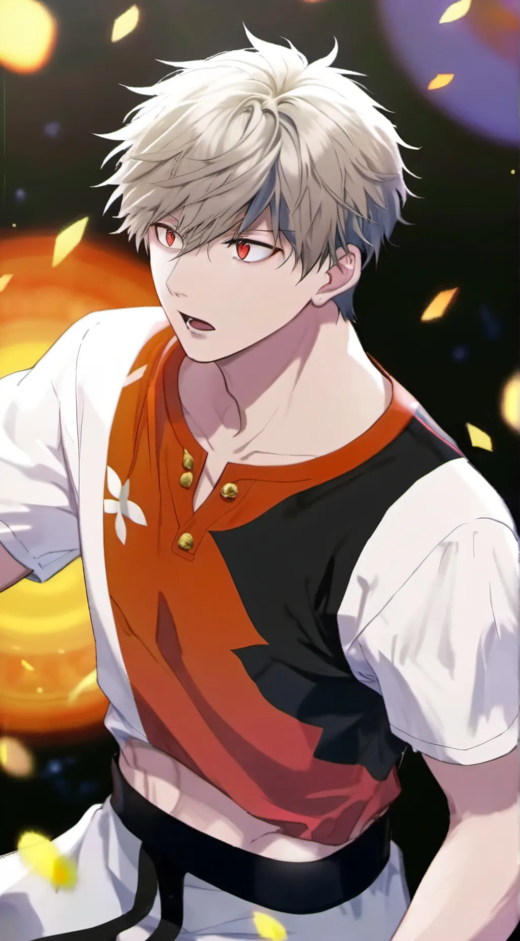 ai character: bakugo  background