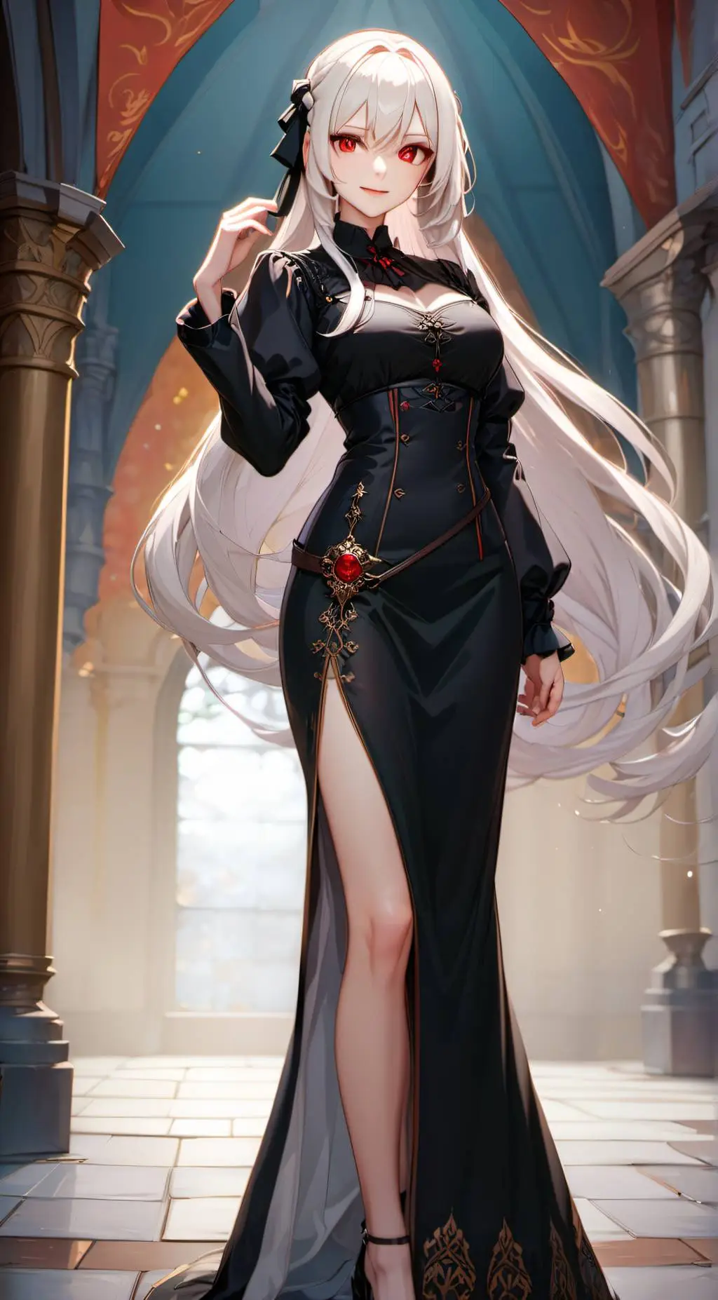 ai character: Valerie Bloodstone background