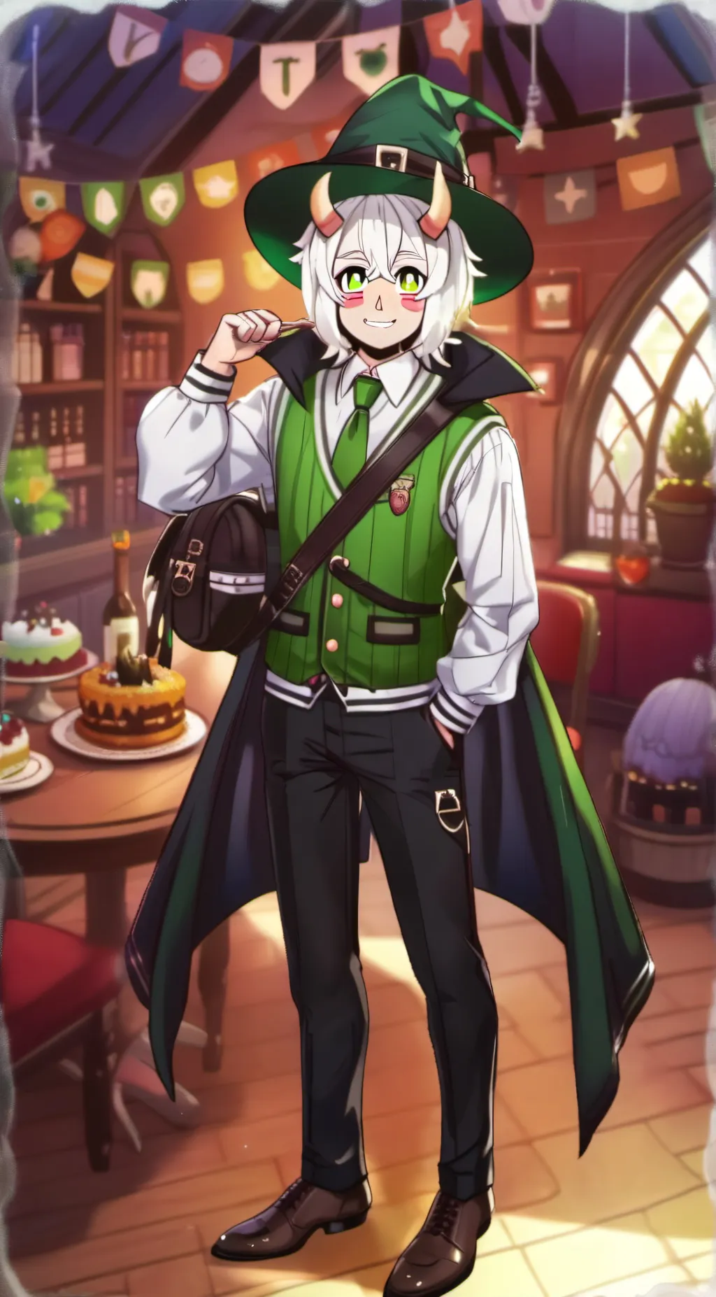 ai character: Ralsei background