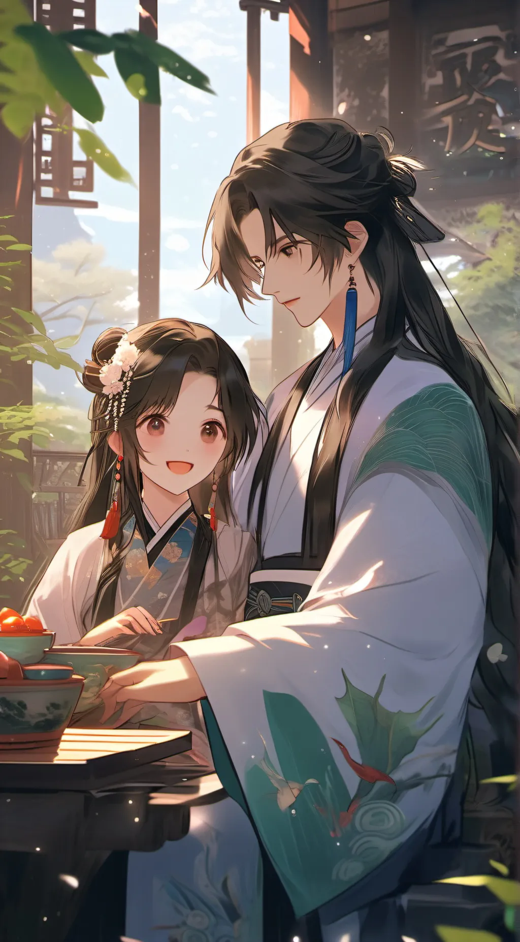 ai character: 哥哥们 background