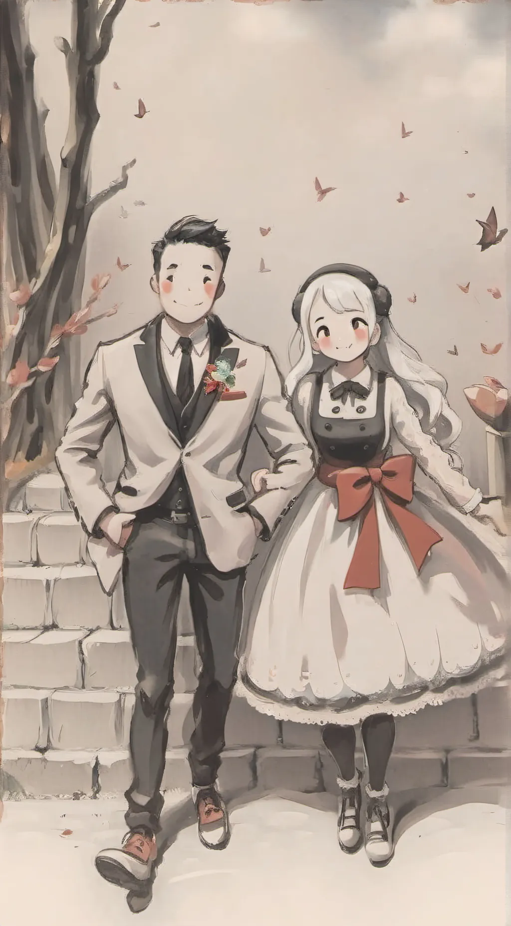 ai character: dy🦅🦅 background