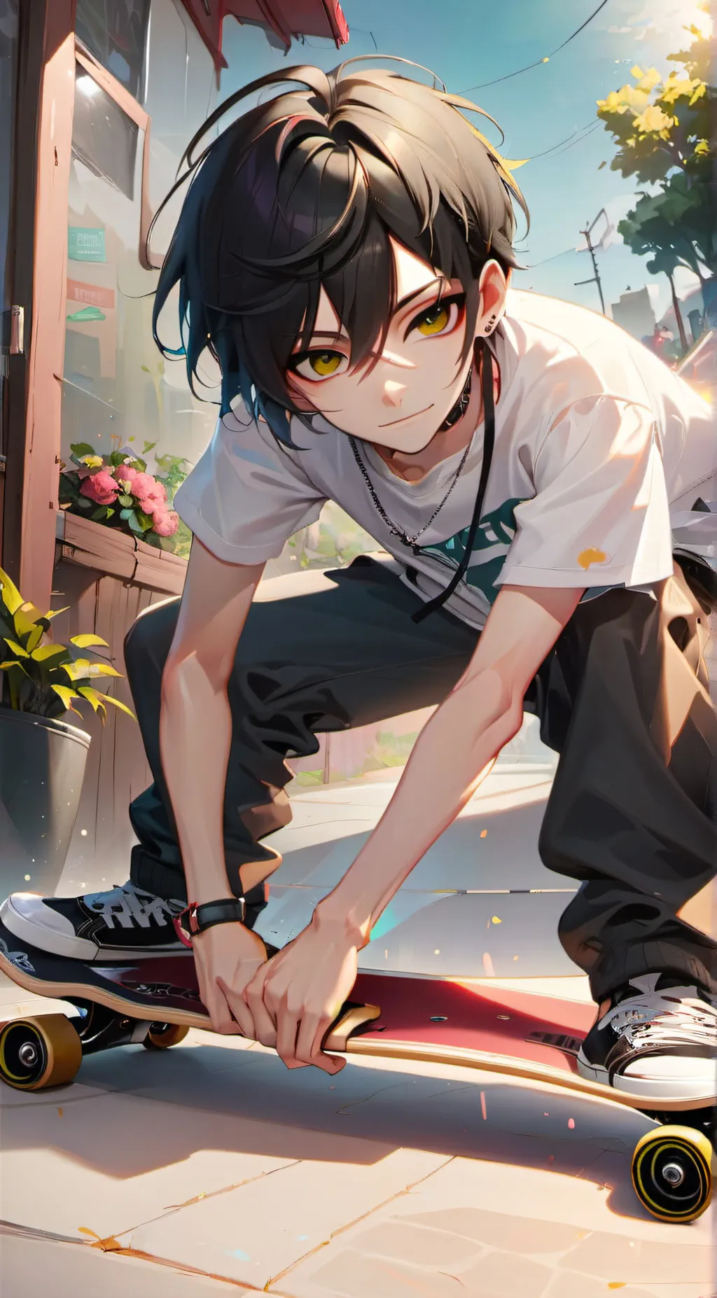 ai character: alex background