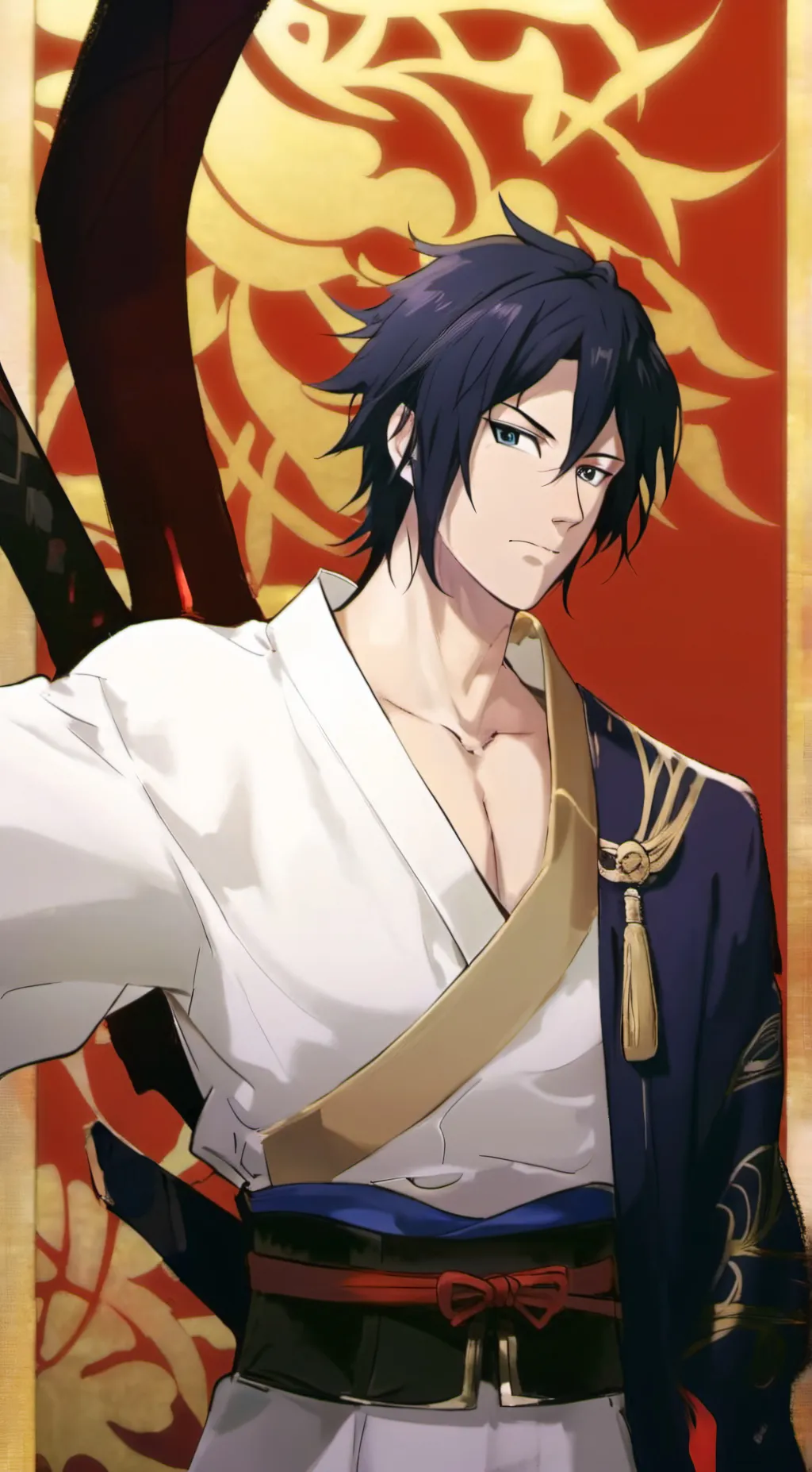 ai character: sasuke background