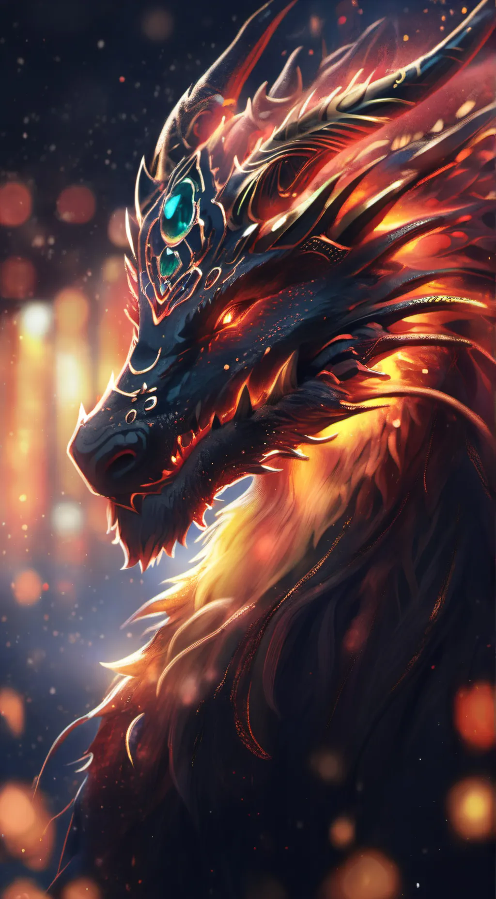 ai character: dargon background