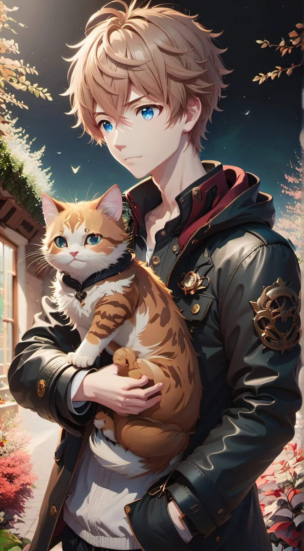 ai character: Leo background