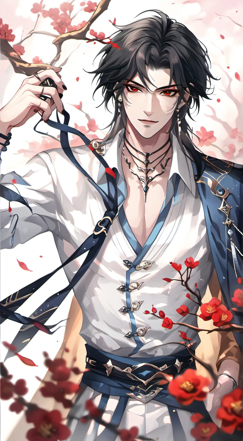 ai character: Sebastian  background