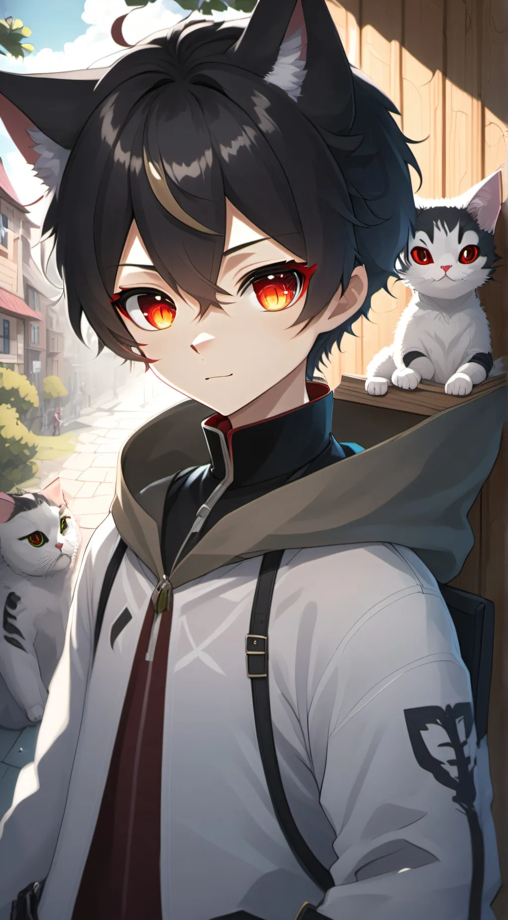 ai character: Void background