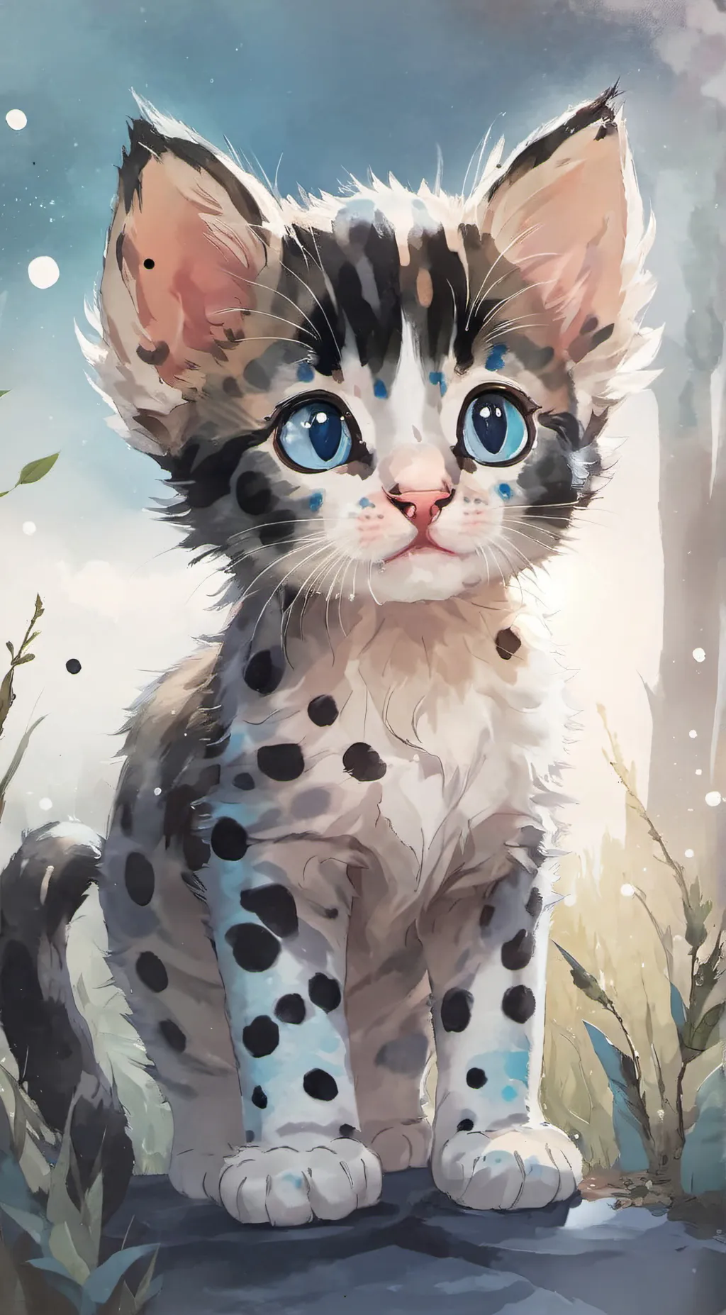 ai character: ♱CAT♱ background