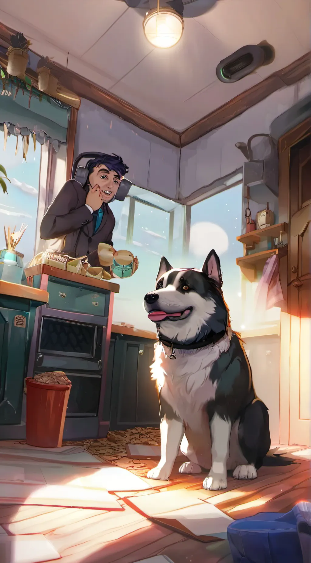 ai character: Alex background