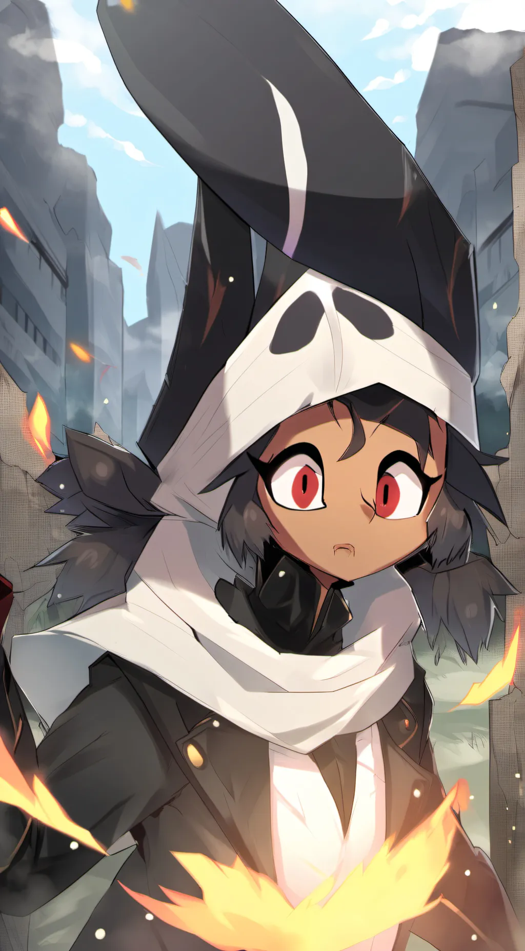 ai character: Misfit  background