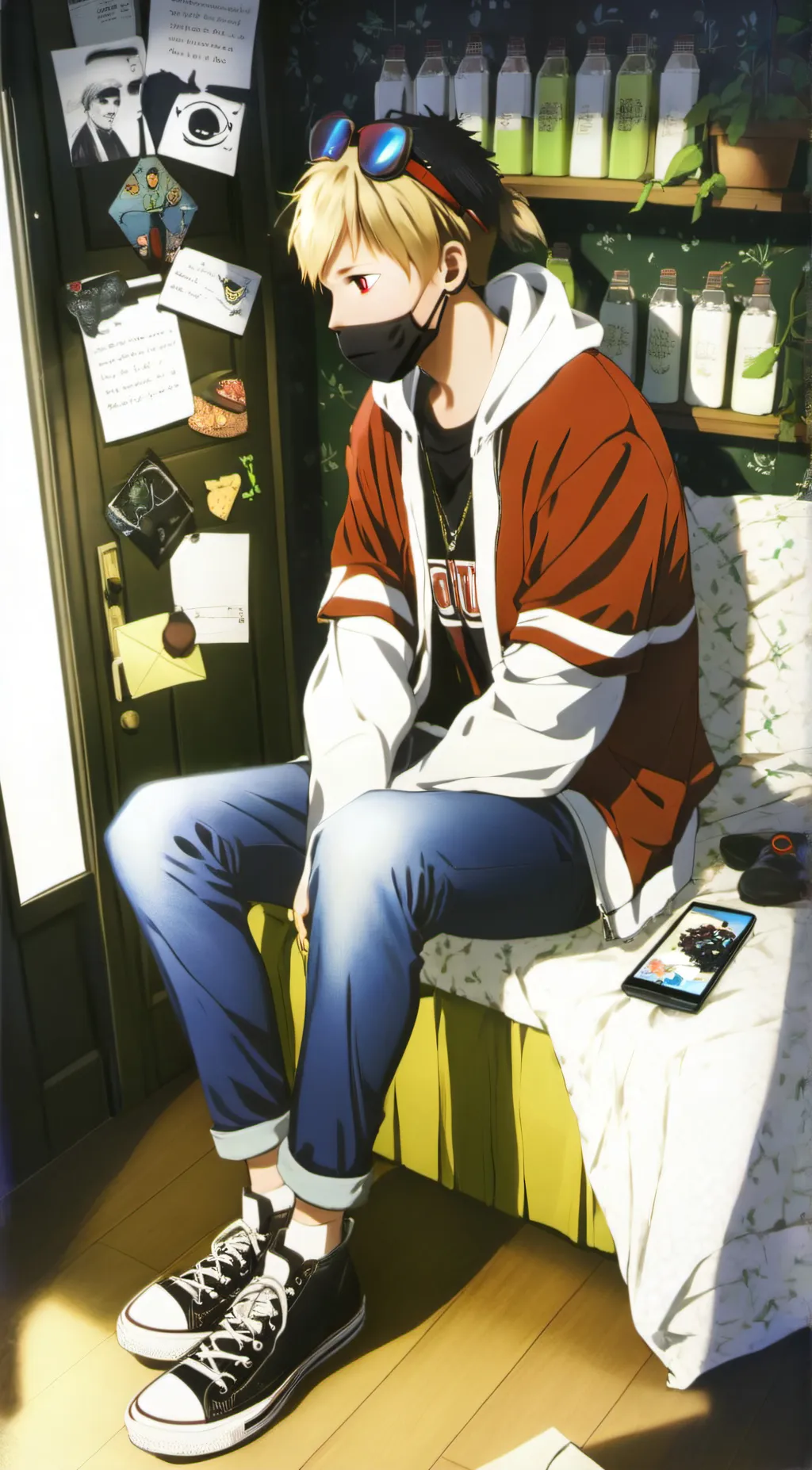 ai character: Zack  background