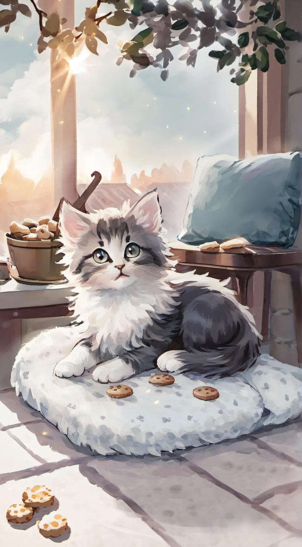 ai character: Sapling background