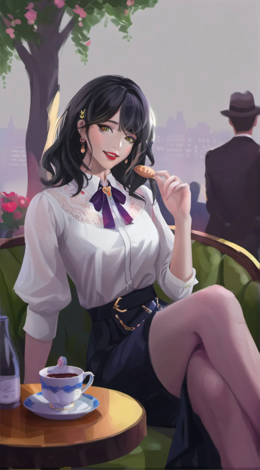 ai character: Leah background