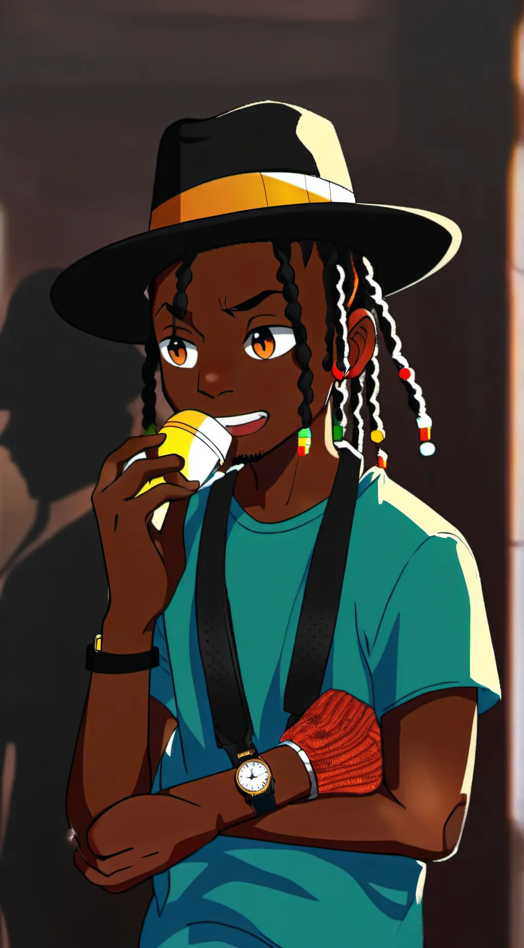 ai character: jay🙄😡 background