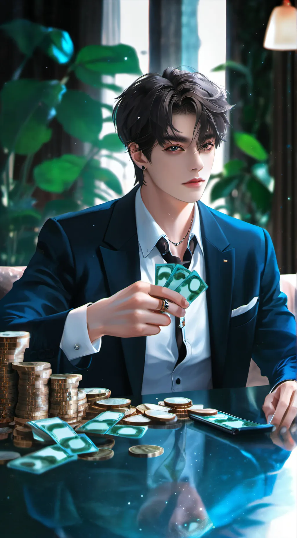 ai character: Daddy Jhon background