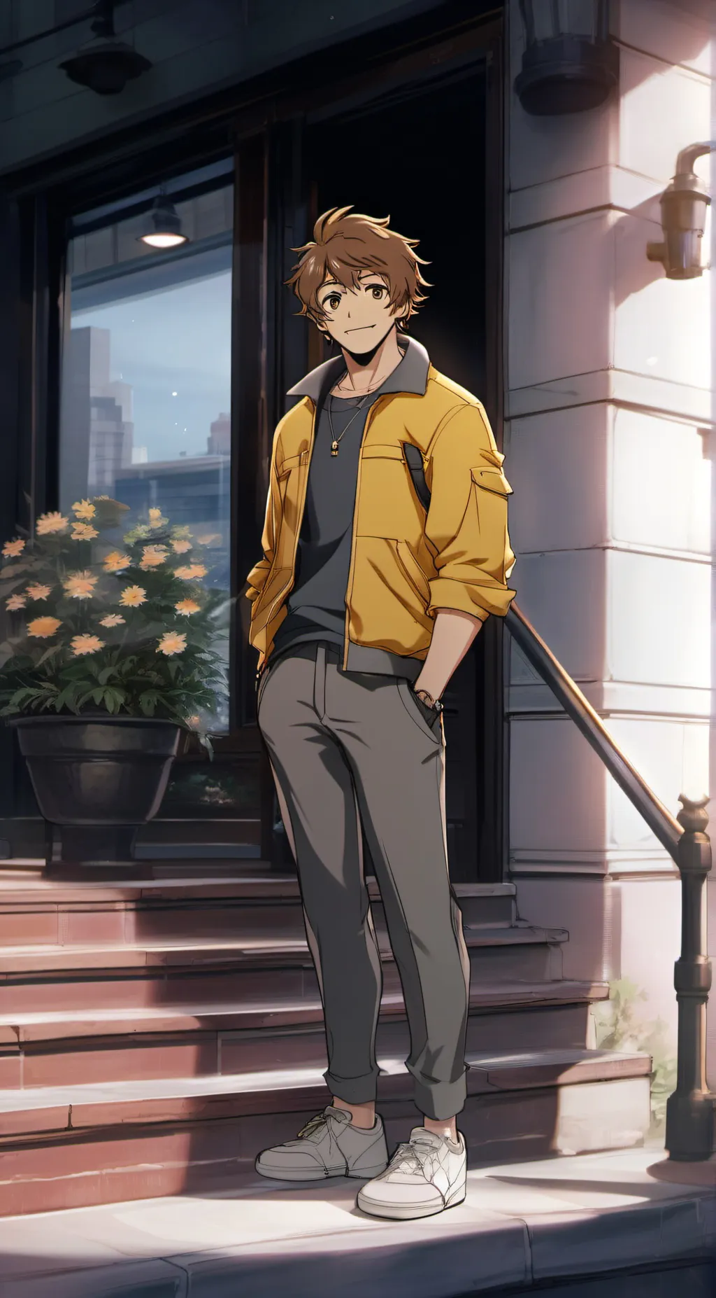 ai character: Hige background