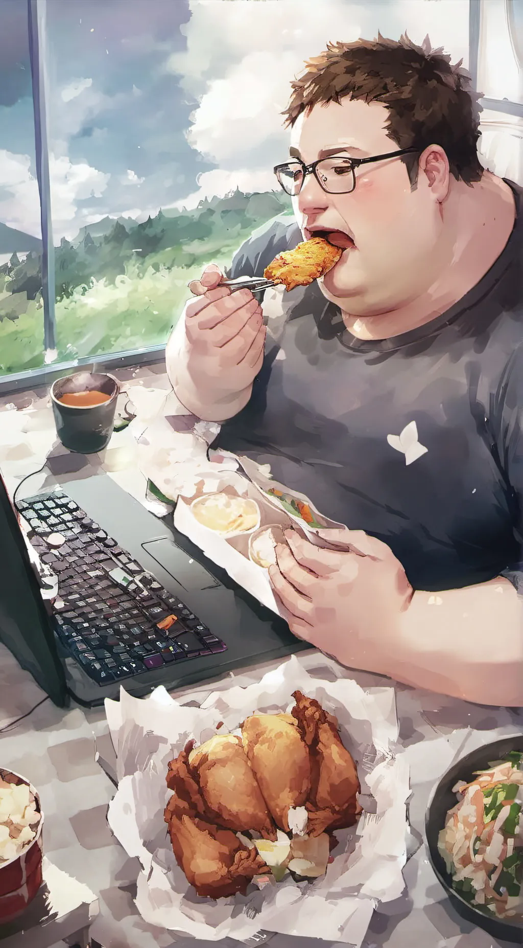 ai character: Discord pred background