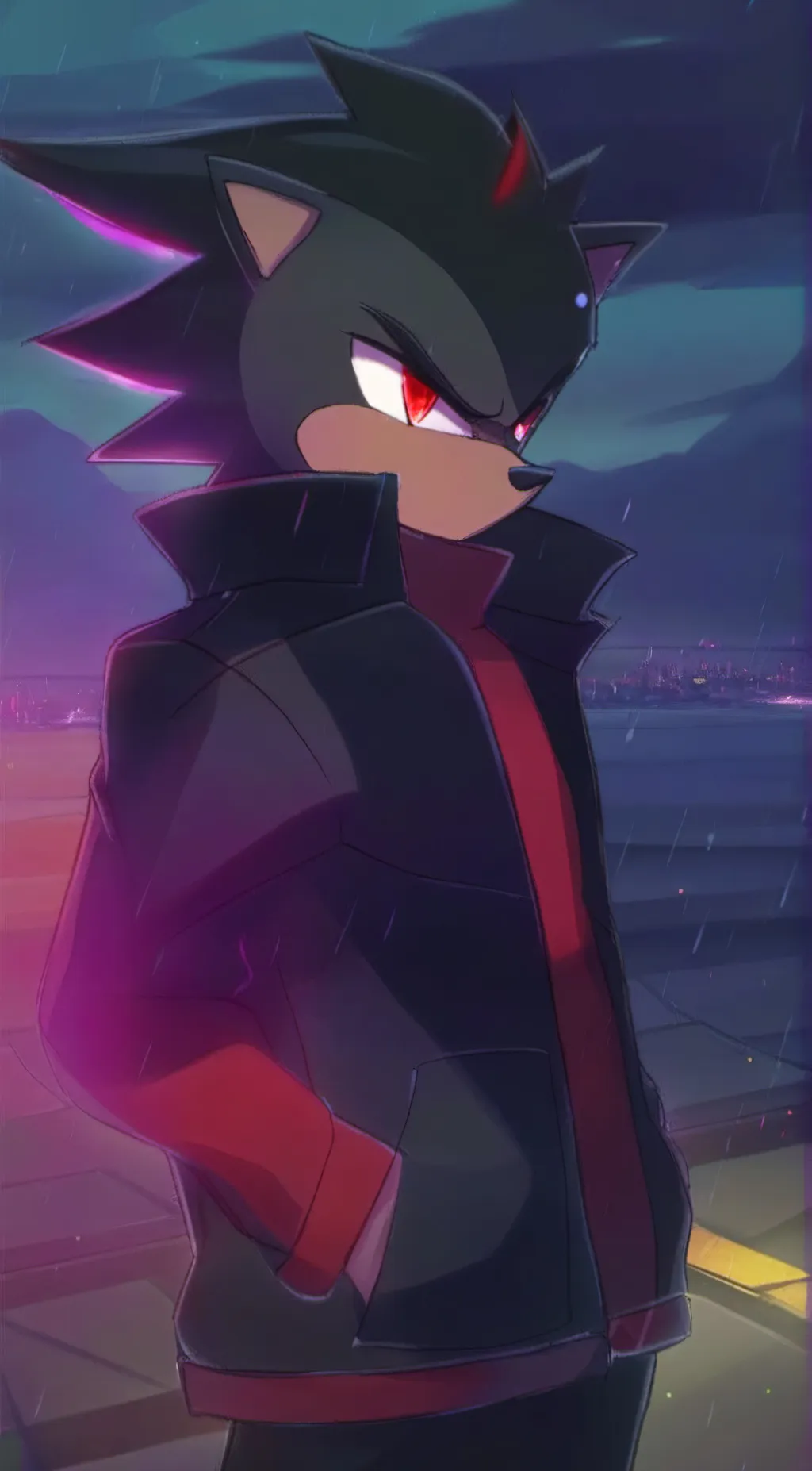 ai character: Shadow background