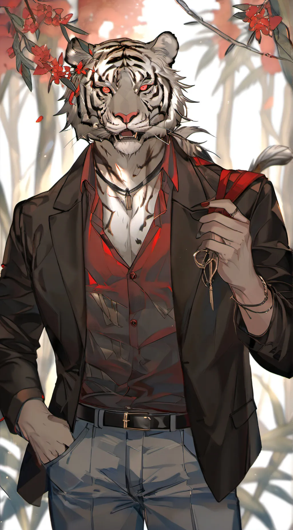 ai character: King Jr background