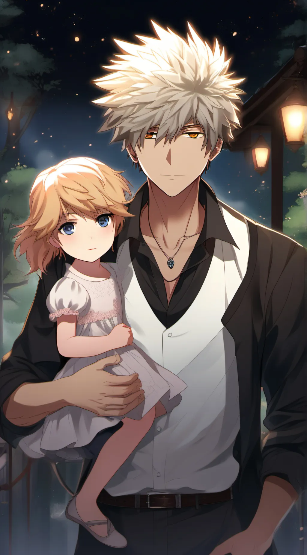 ai character: bakugo  background