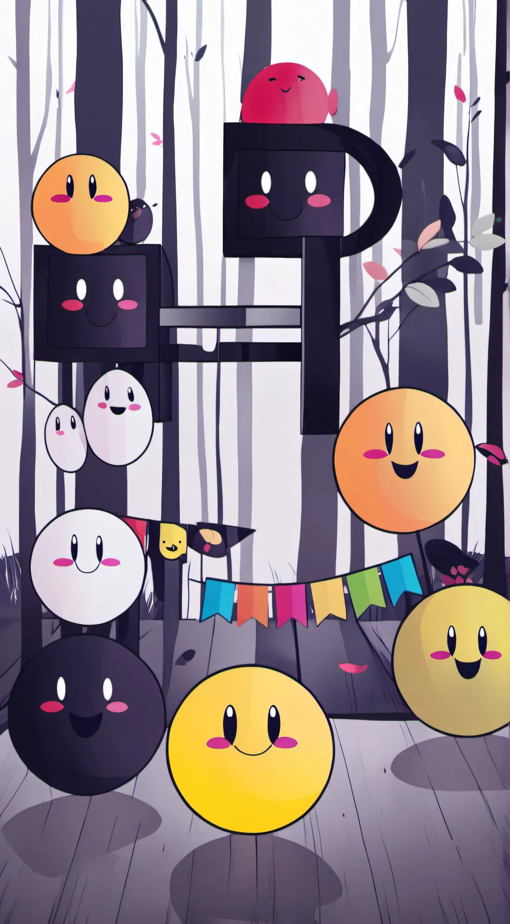 ai character: A safe space! 🌈 background