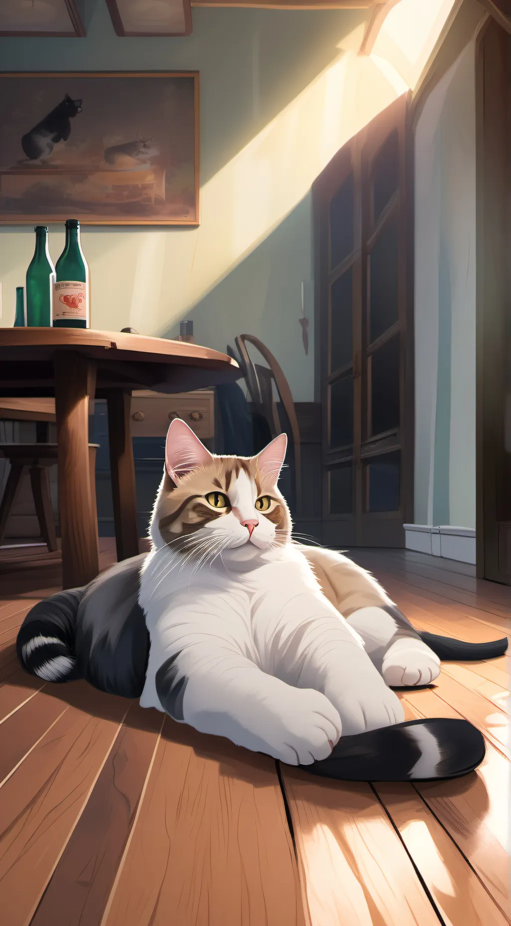 ai character: Cats background