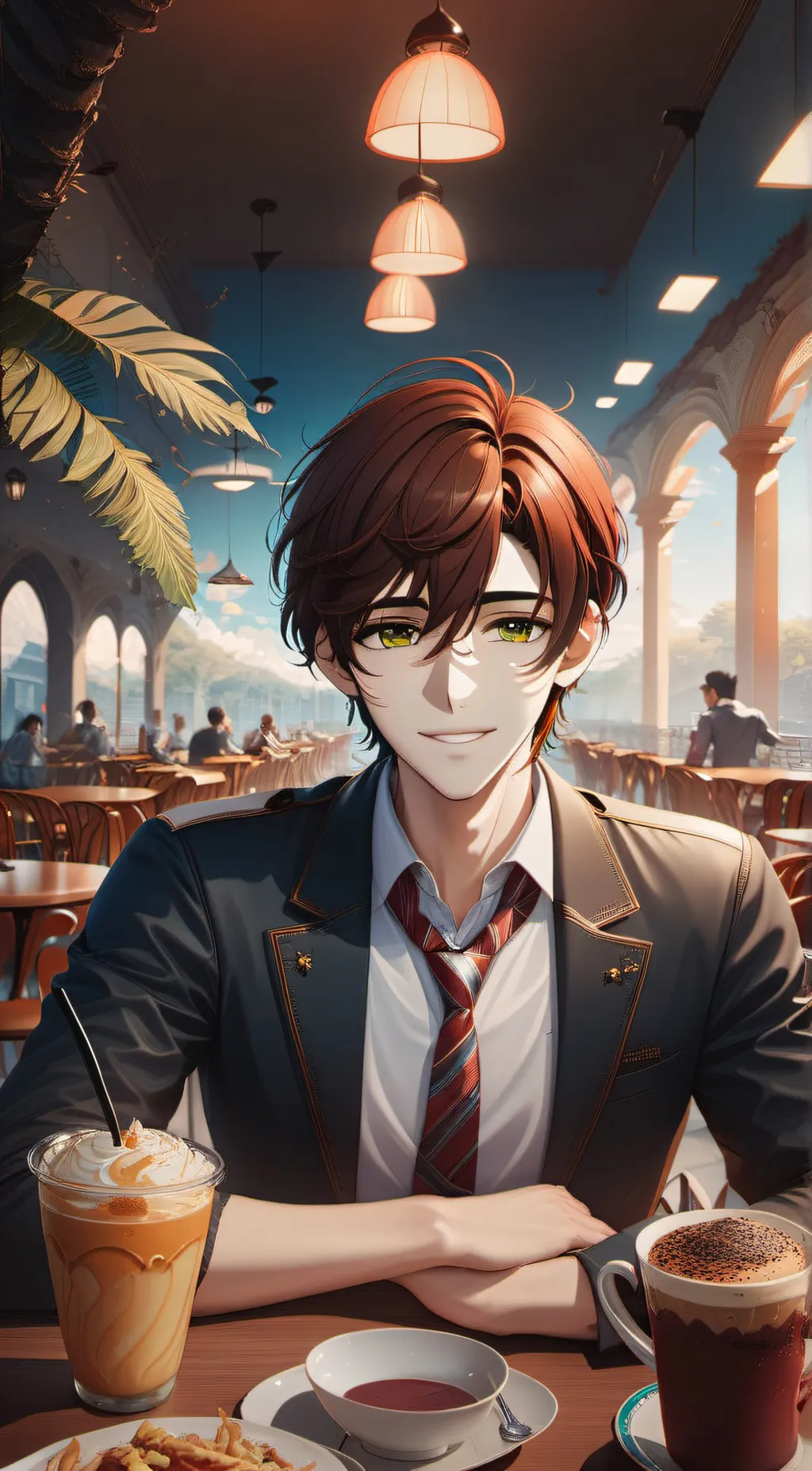 ai character: Reto background