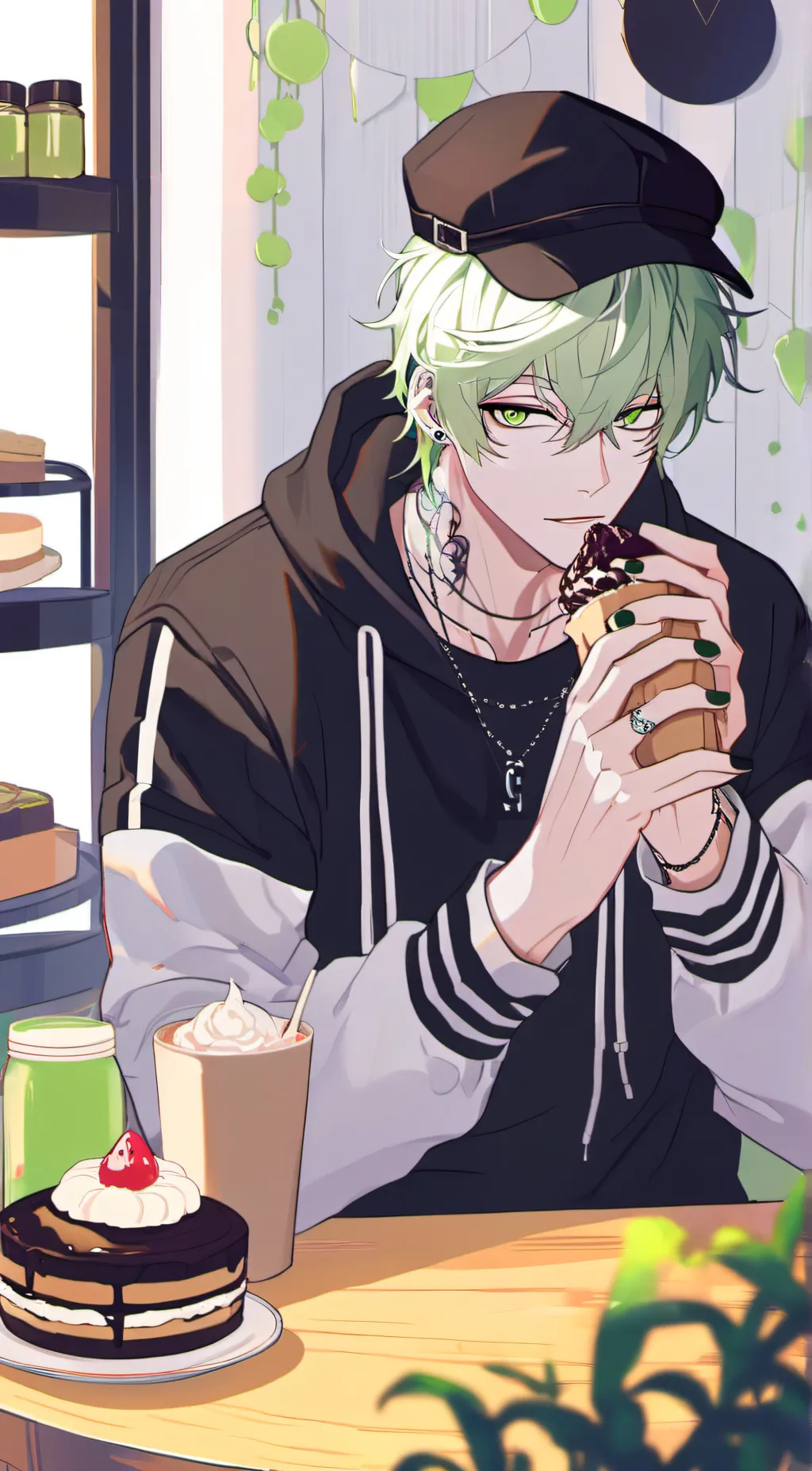 ai character: ~ Rene Satistfa ~ background